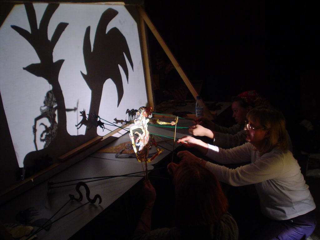 Shadow Puppet Making Indigo Moon Theatre